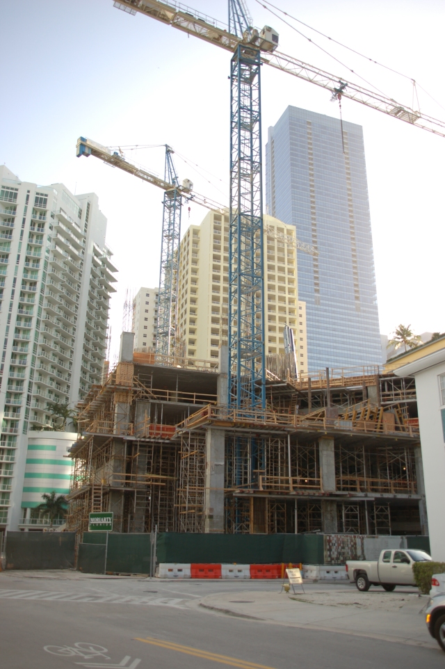 Brickell House construction March 2013