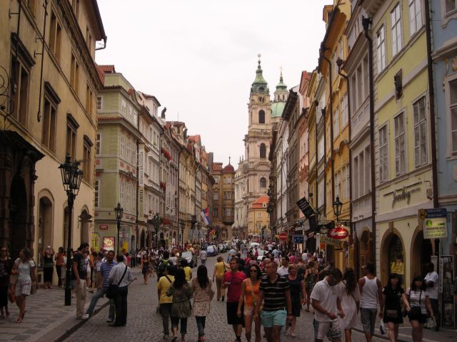 Prague streets Czech Republic
